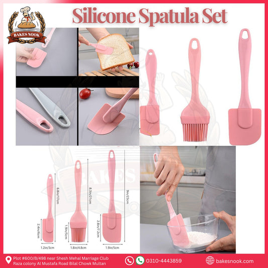 Silicone Spatula Set by BakesNook 🍳💫