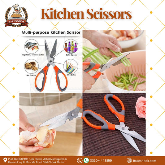 Kitchen Scissors by BakesNook ✂️🥗