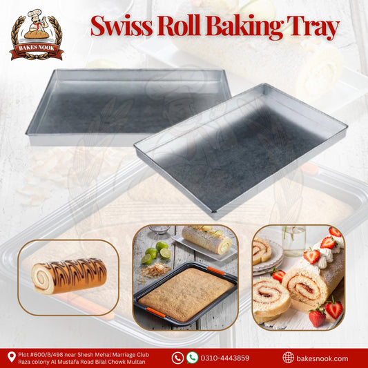 Swiss Roll Baking Tray by BakesNook 🌟🎂