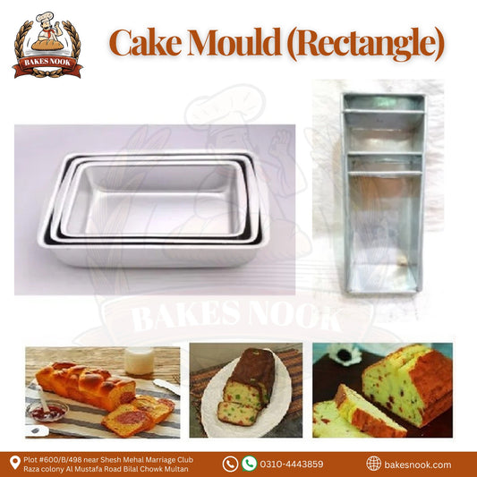 Cake Mould (Rectangle) by BakesNook 🍫📏