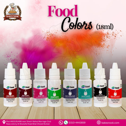 Food Colors by BakesNook  18 ML🌈🧁