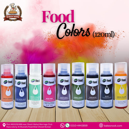 Food Colors by BakesNook  120 ML🌈🧁