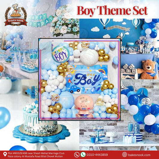 Boy Theme Set by BakesNook 🚗🎉