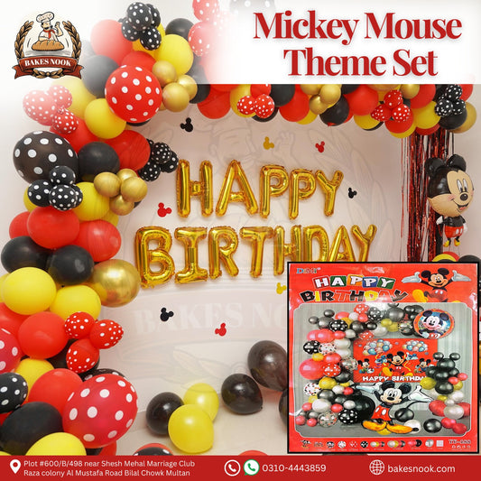 Mickey Mouse Theme Set by BakesNook 🐭🎈