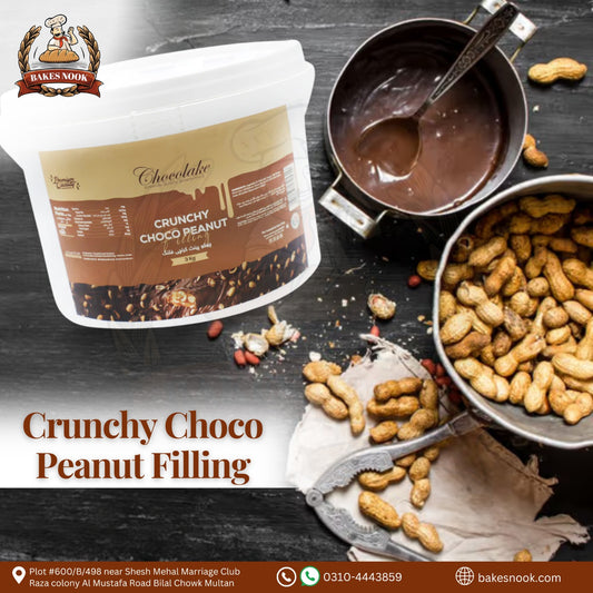 Crunchy Coco Peanuts Filling by BakesNook 🥜🍫