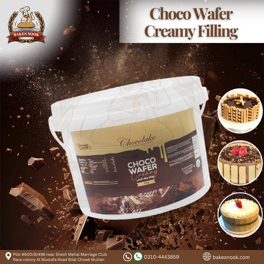 Choco Creamy Wafer Filling by BakesNook 🍫🥄