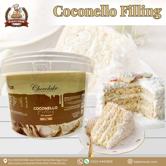 Coconello Filling by BakesNook 🥥🍬
