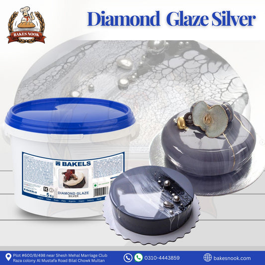 Diamond Glaze Silver by BakesNook 💎✨