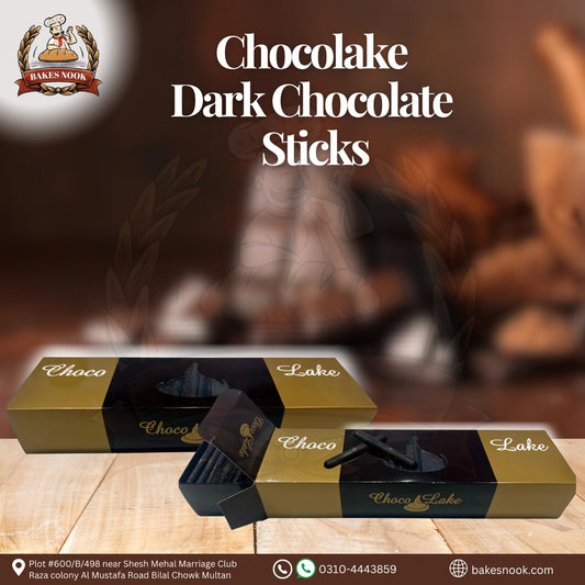 Chocolake Dark Chocolate Stick by BakesNook 🍫🌑