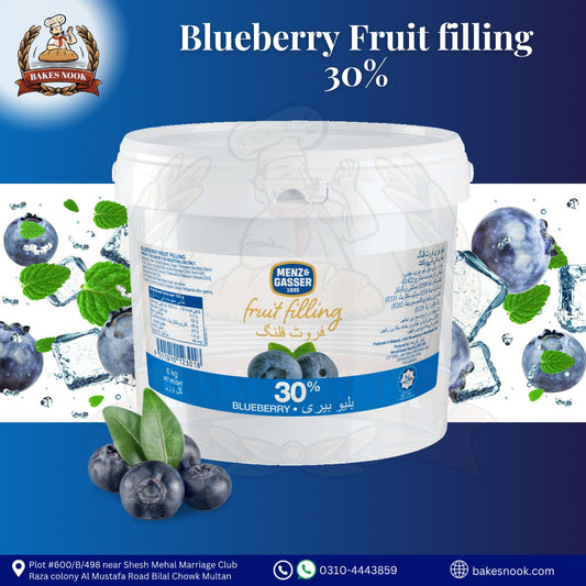 Blueberry Fruit Filling 30% by BakesNook 🫐💙