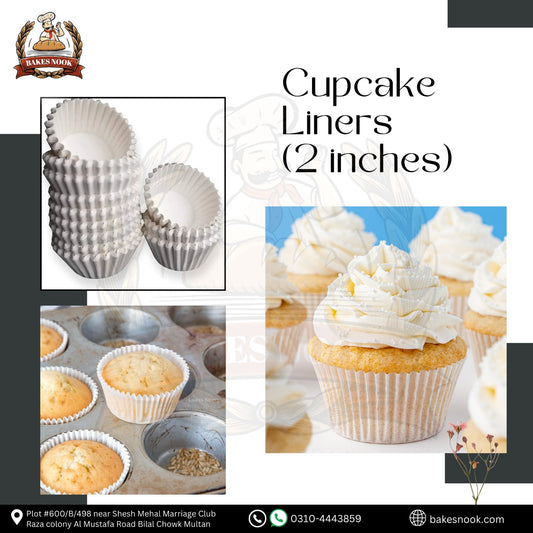 Cupcake Liners (2 inches) – By Bakes Nook