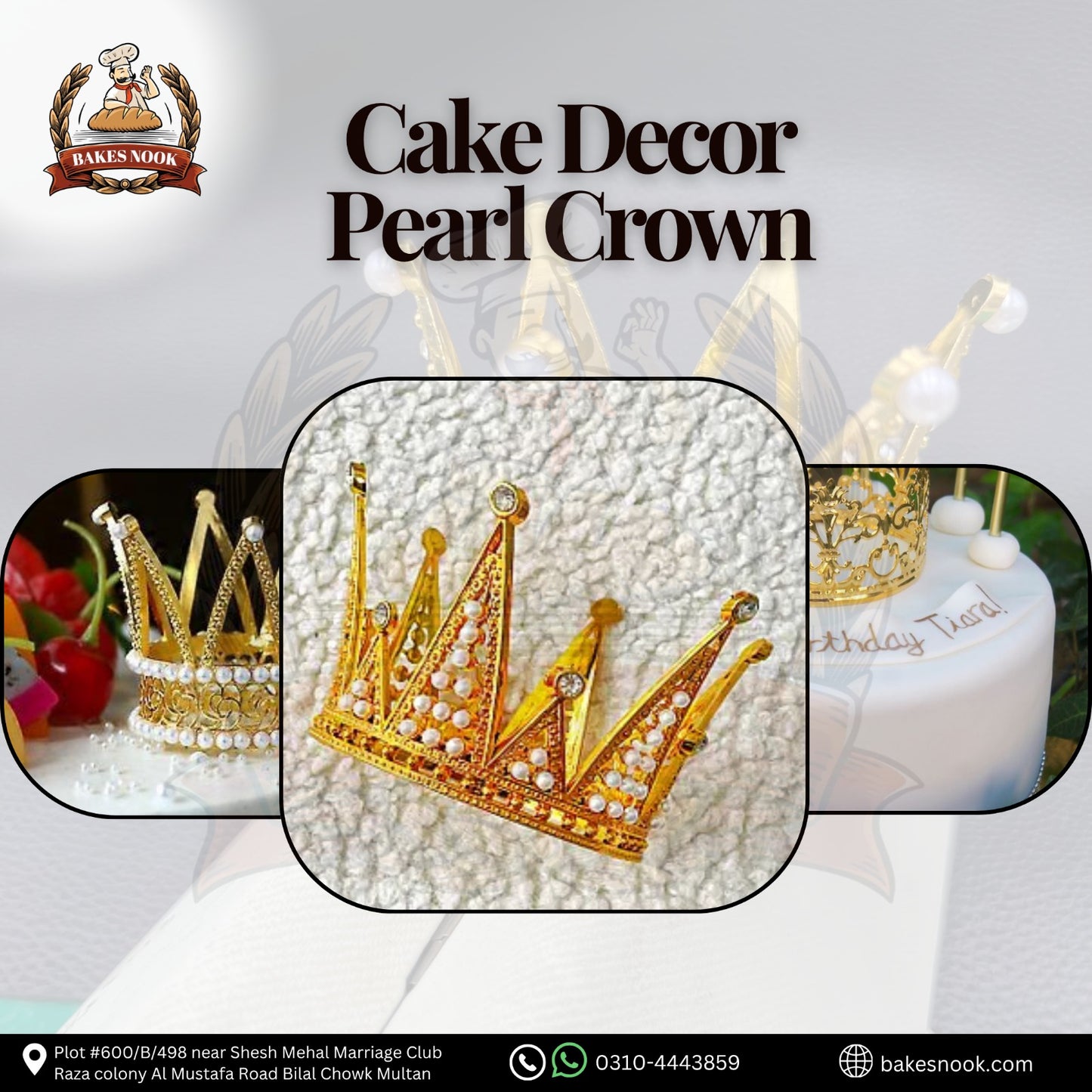 CAKE DECOR CROWN