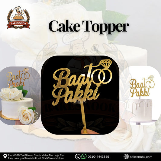 BAAT PAKKI CAKE TAG 5 PCS