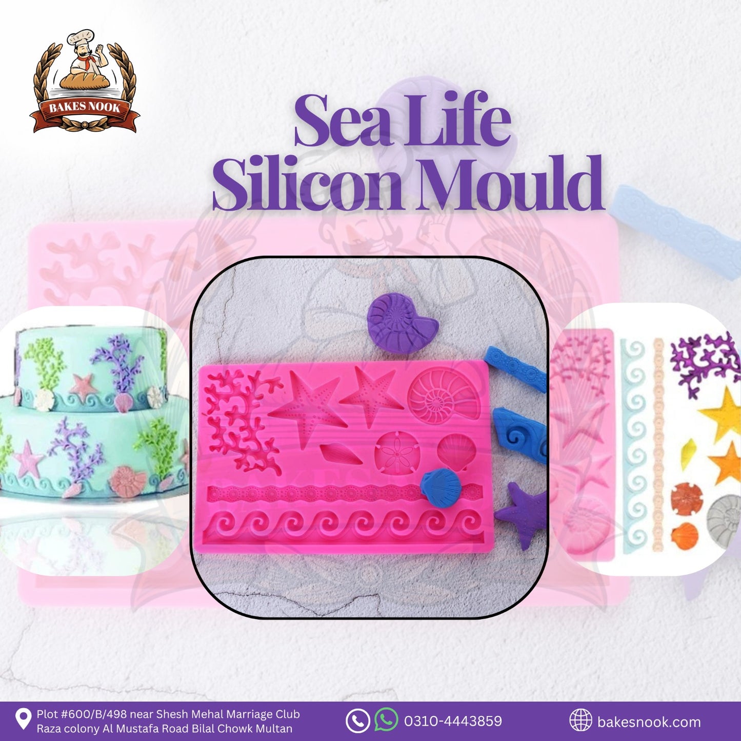 SEA LIFE SILICONE MOLD