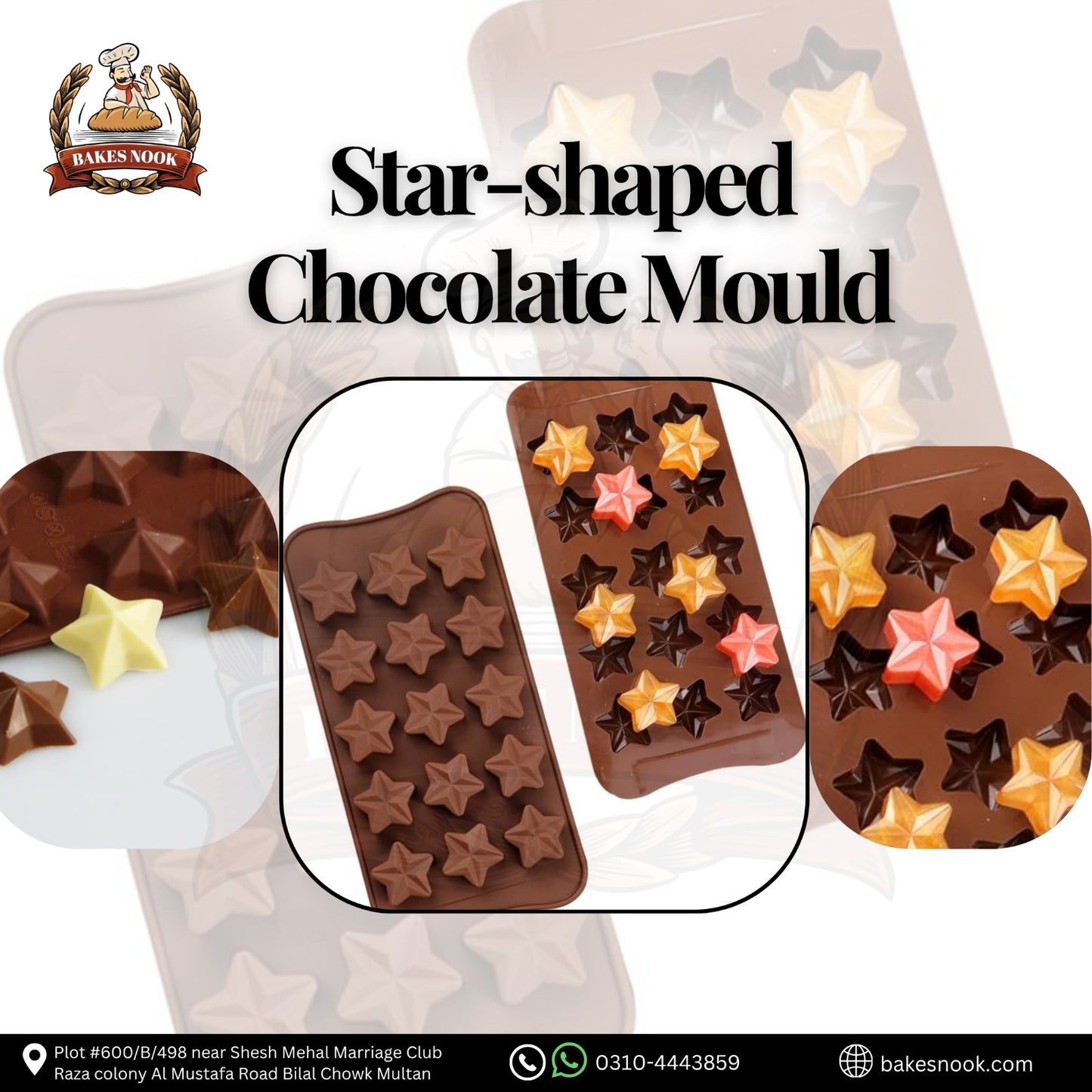 STAR SHAPE CHOCOLATE MOULD