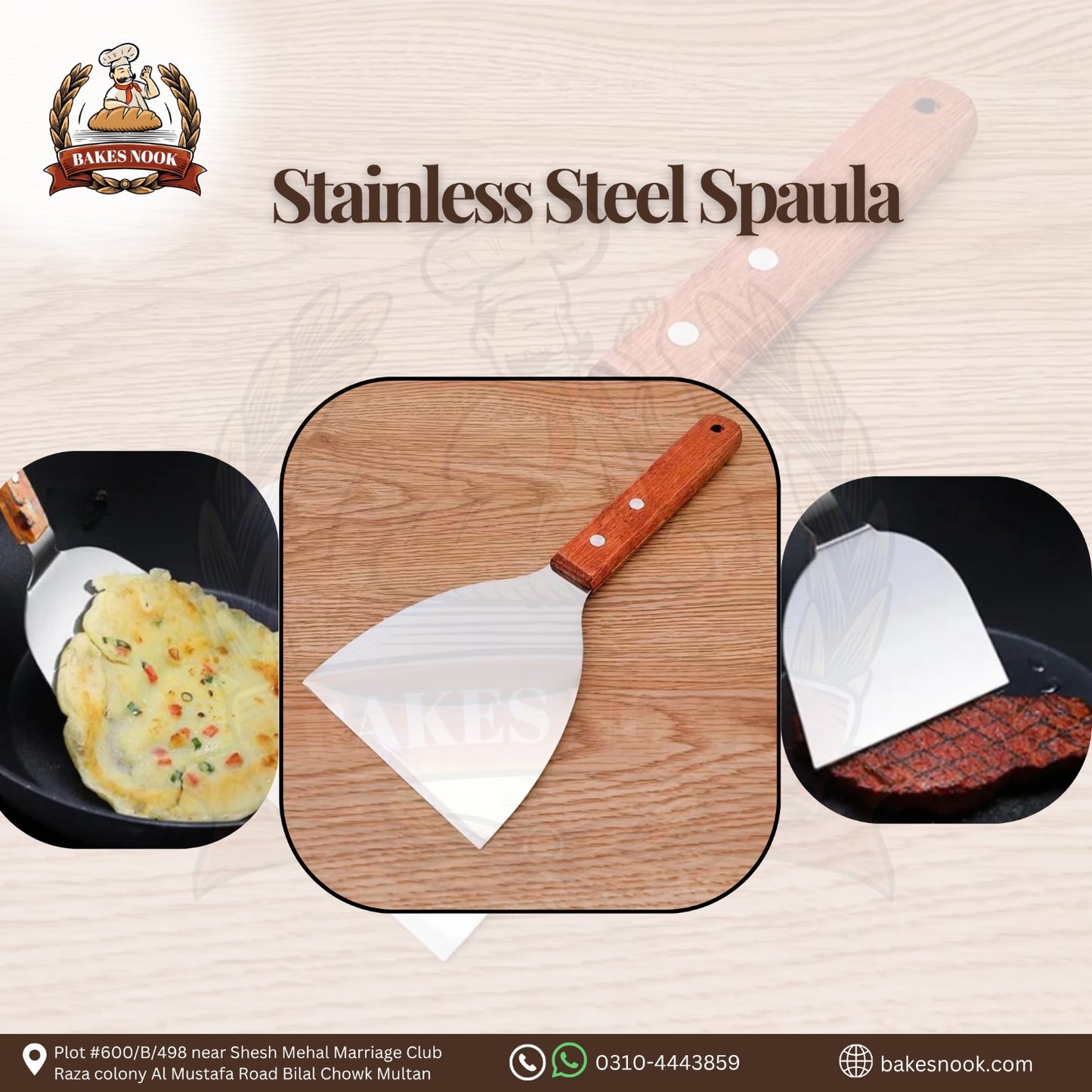 STAINLESS STEEL SPAULA