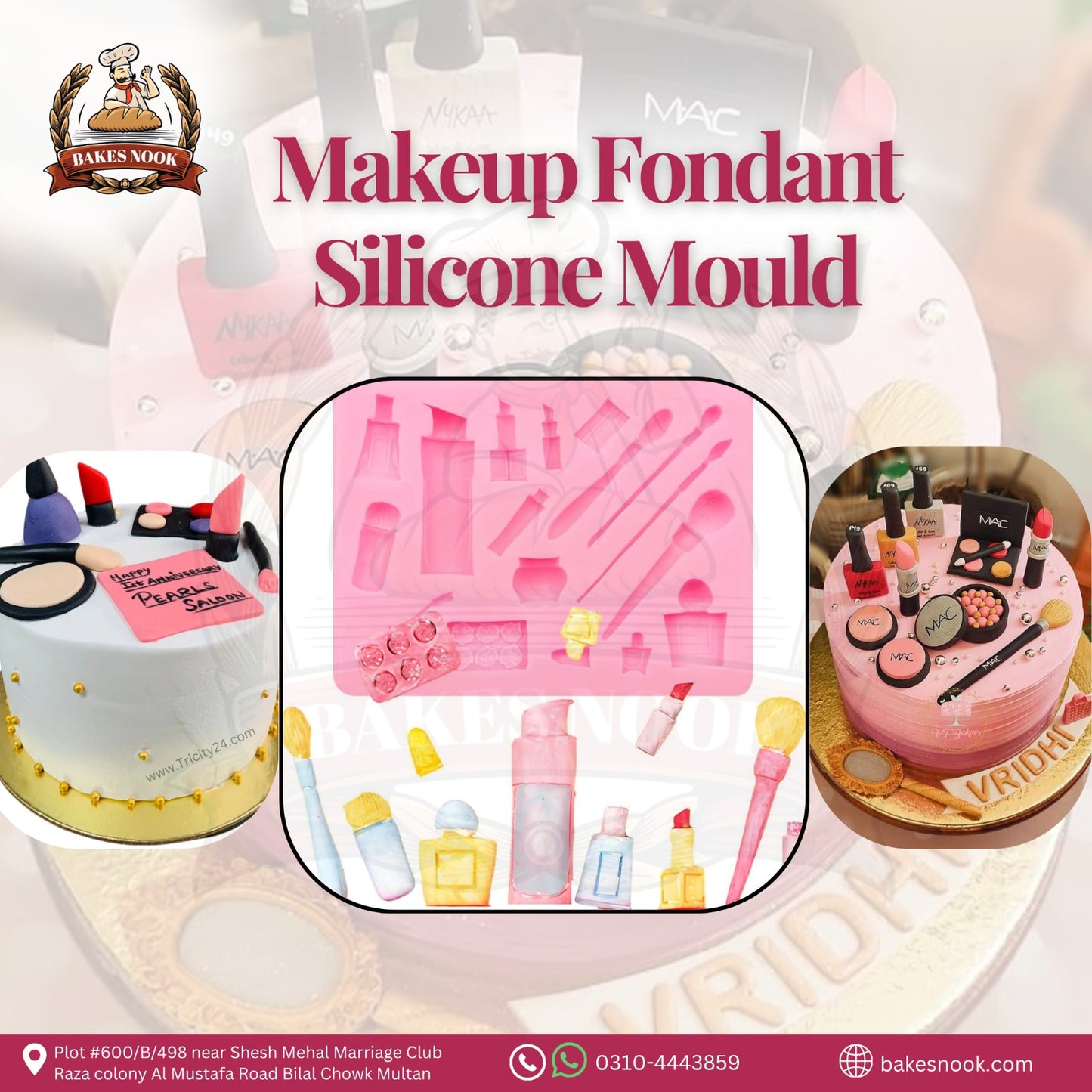 MAKEUP FONDAINT SILICONE MOLD