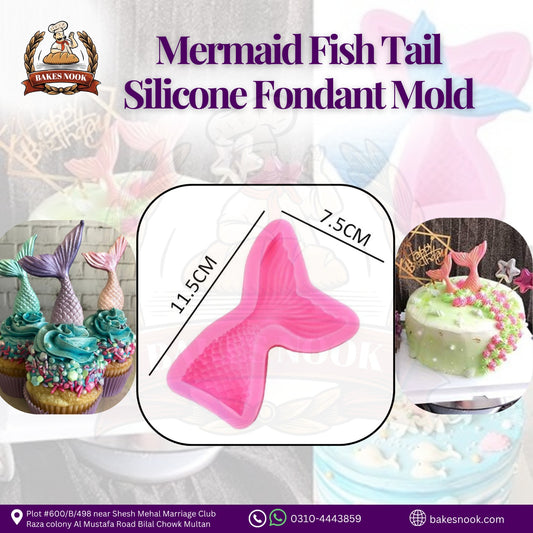MERMAID FISH TAIL SILICONE MOLD