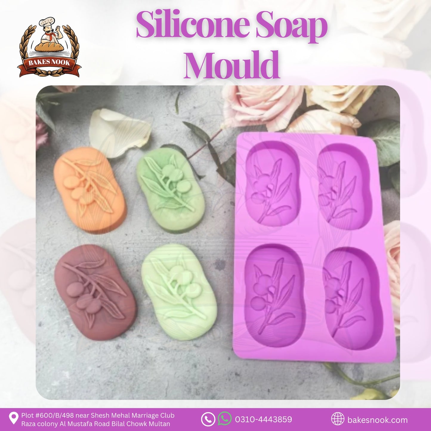 SILICONE SOAP MOULD
