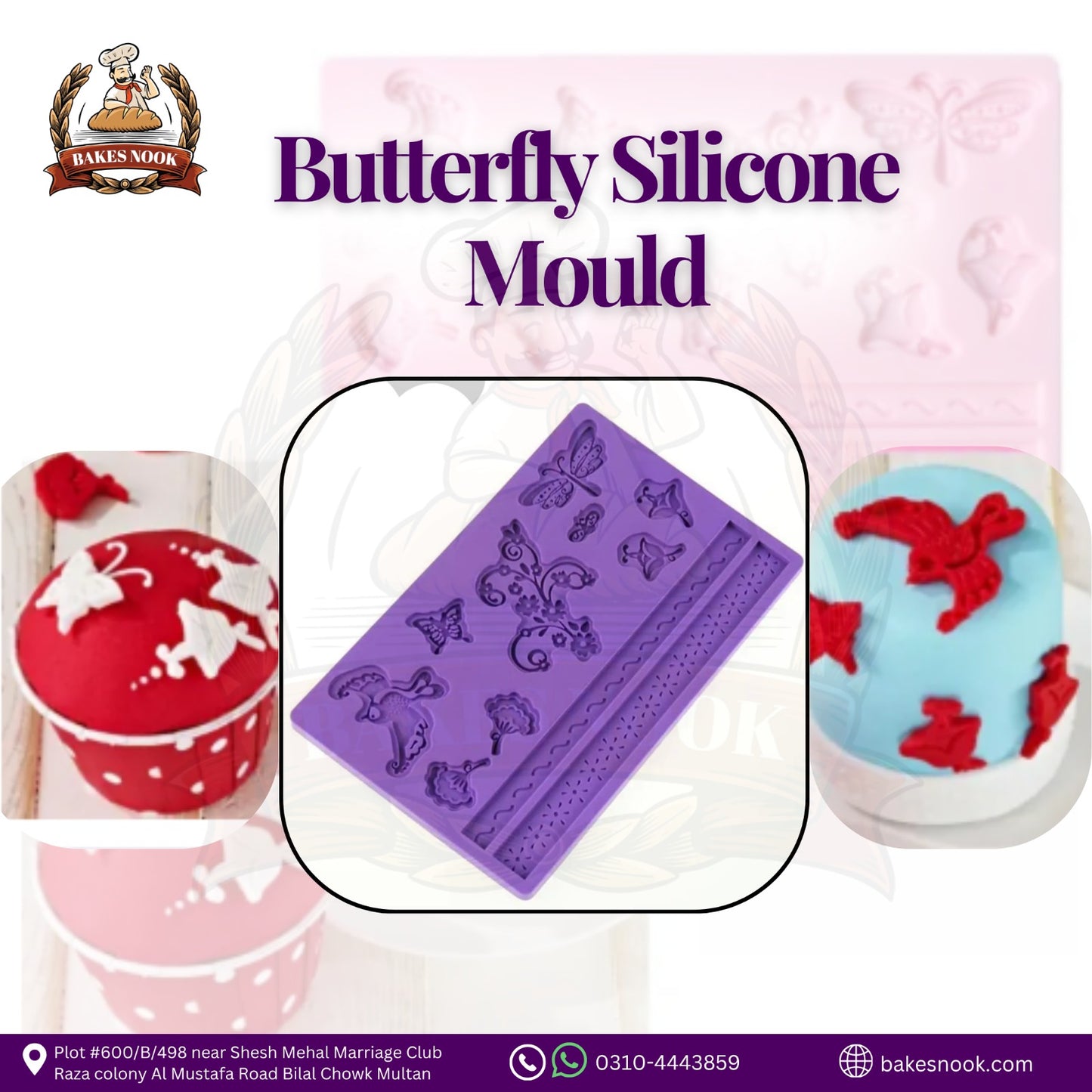 BUTTERFLY SILICONE MOULD