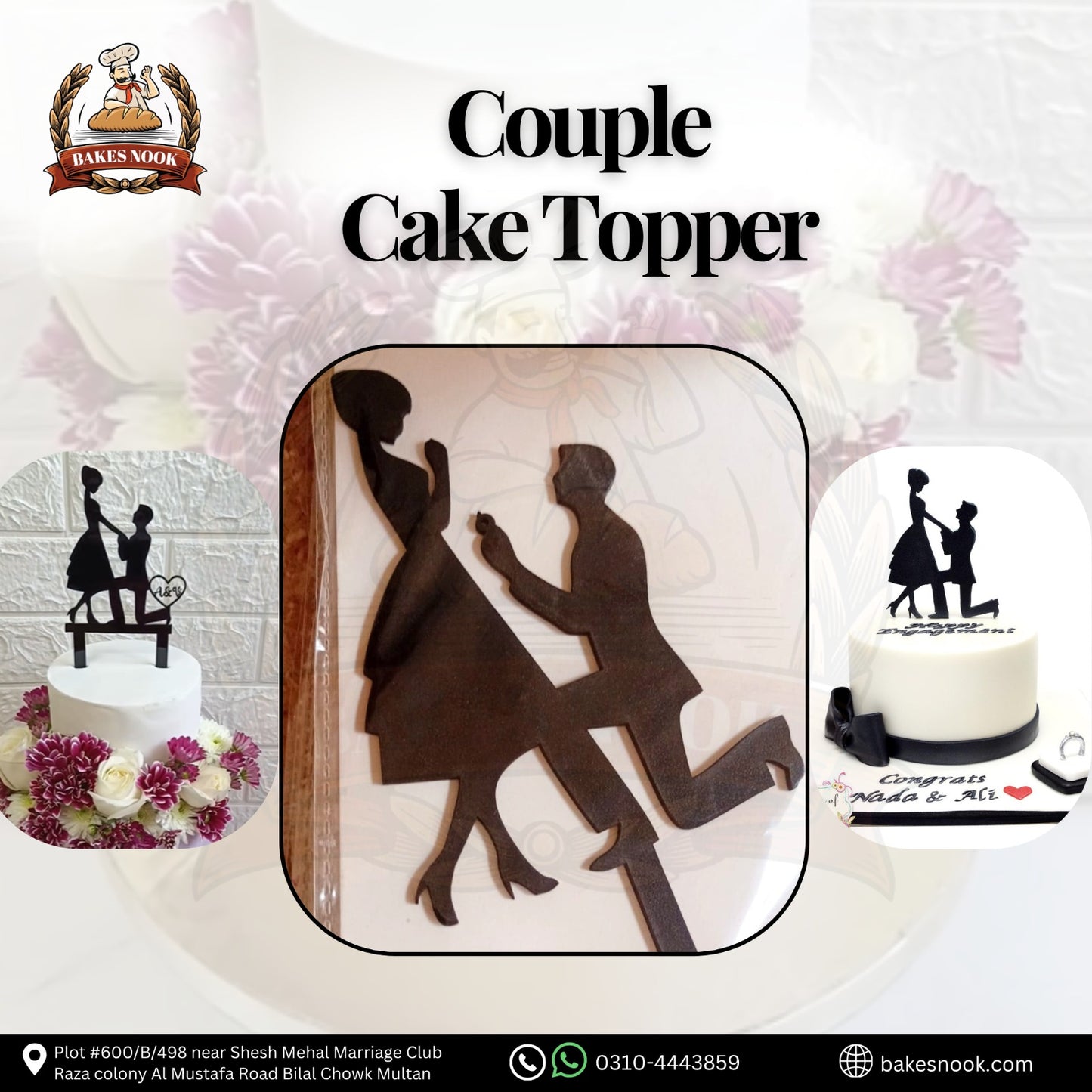COUPLE CAKE TOOPER