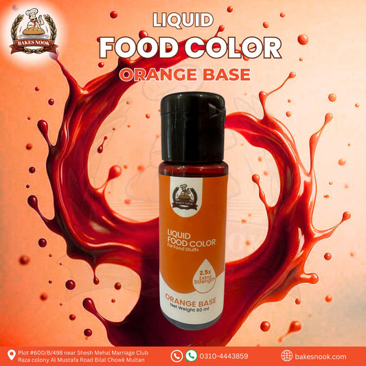 Orange Base Liquid Food Color 60ml