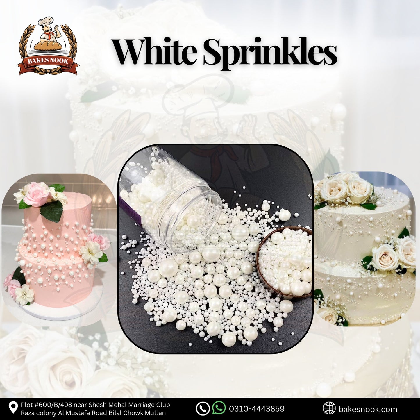 IMPORTED PEARLS WHITE MIX 40 GM