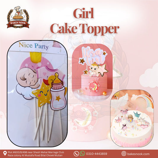 BABY GIRL CAKE TOOPER THEME