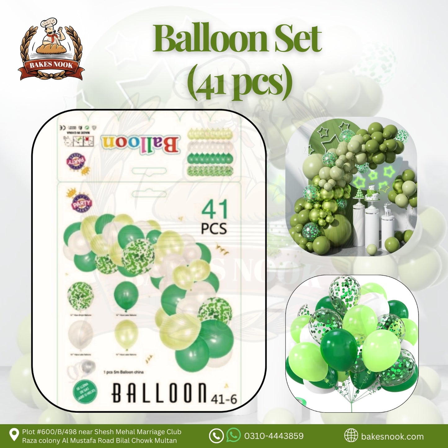 BALOON WALL DECORATION THEME 41PCS