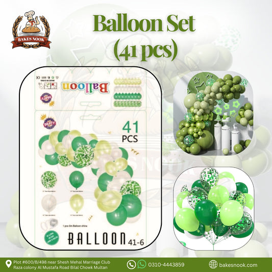 BALOON WALL DECORATION THEME 41PCS