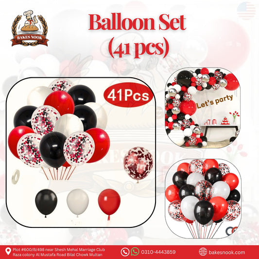 BALLON SET 41PCS MULTI