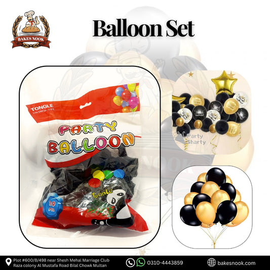 PRINTED BALLON SET 100PCS