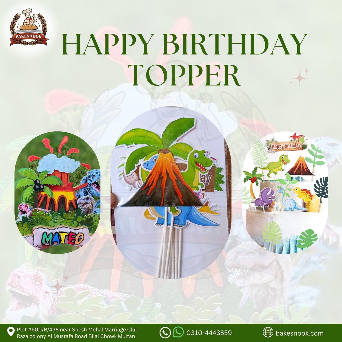 DINO THEME HBD TOOPERS