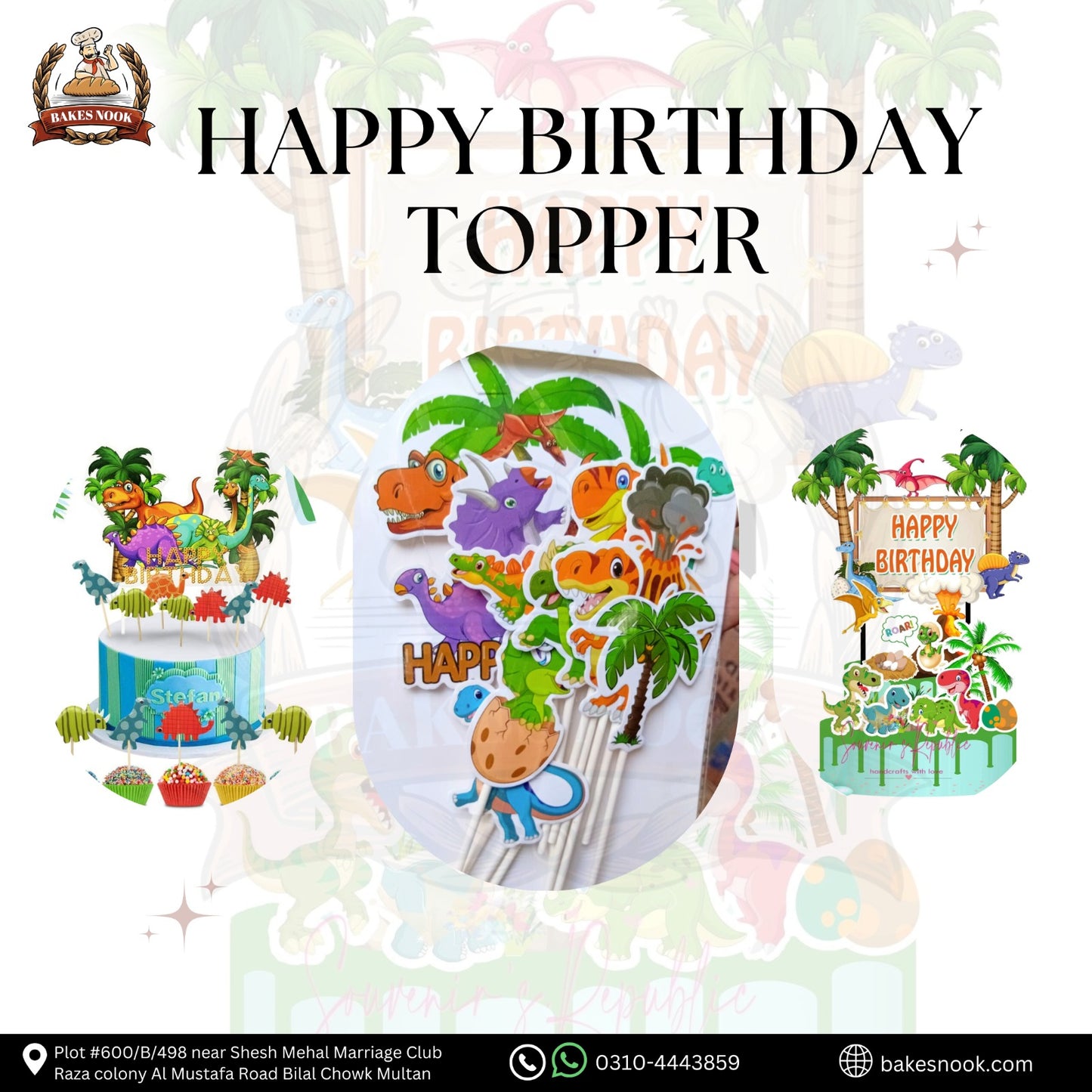 DINO THEME BIRTHDAY TOOPER