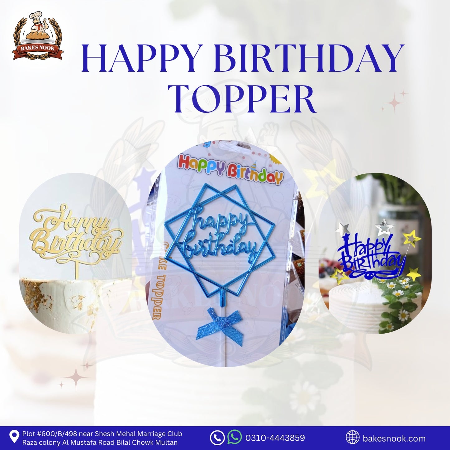 HBD CAKE TOOPER SHINING