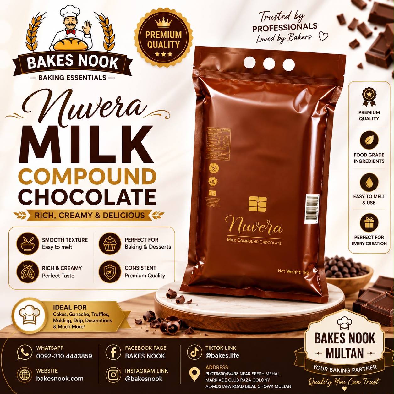 NUVERA MILK COMPOUND CHOCOLATE