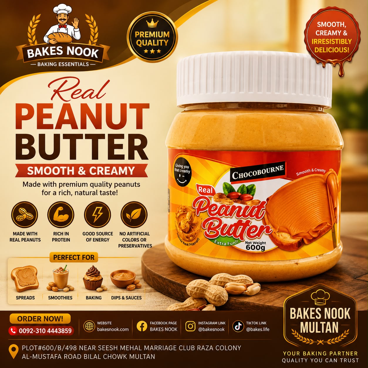 PEANUT BUTTER (600g)