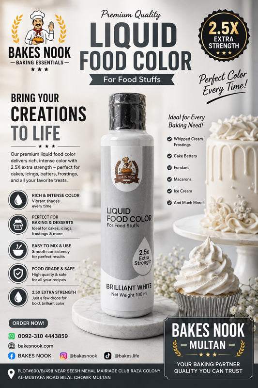 Brilliant White Liquid Food Color 100ml