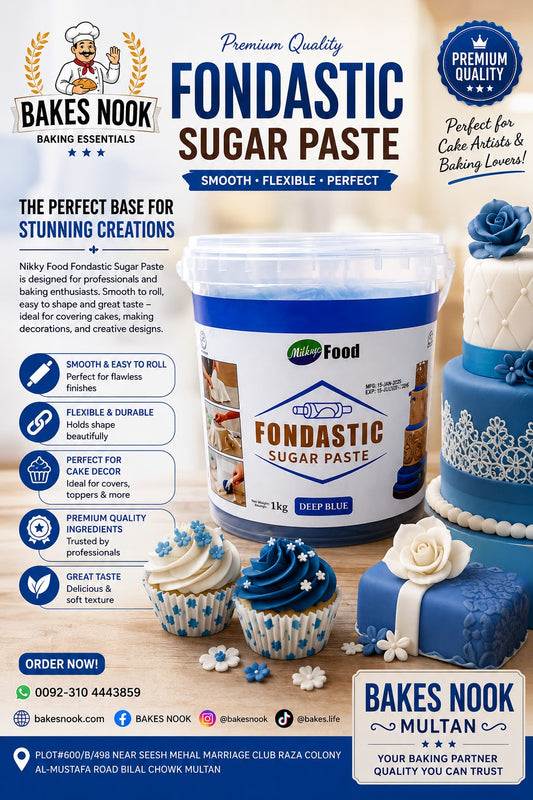 FONDASTIC SUGAR PASTE BLUE 1KG