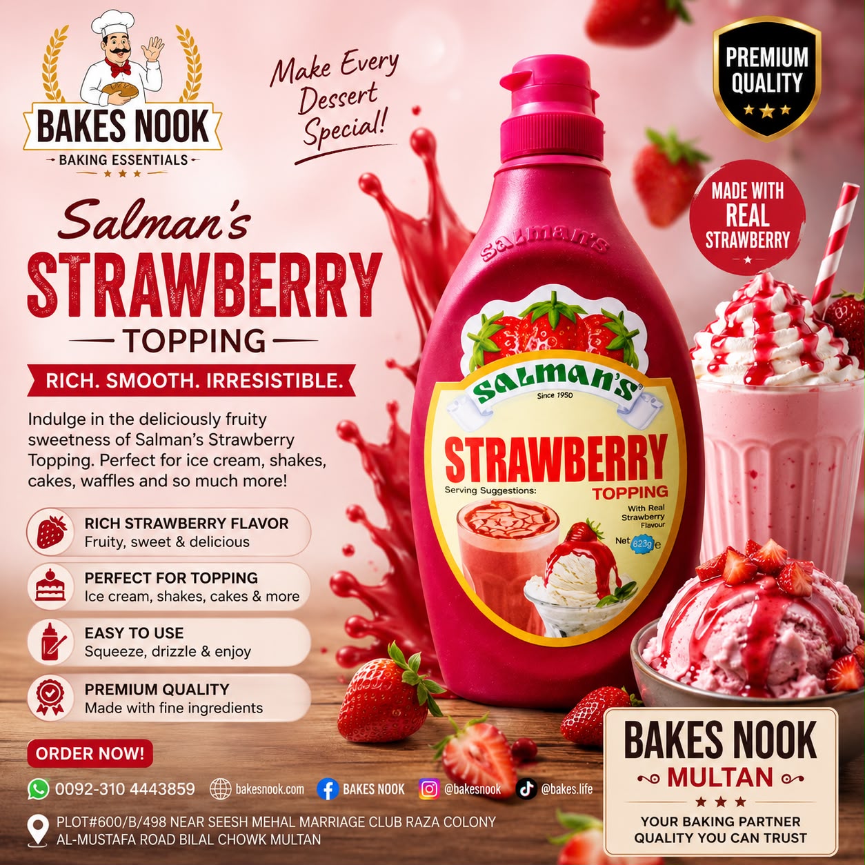 Salman's Strawberry Topping