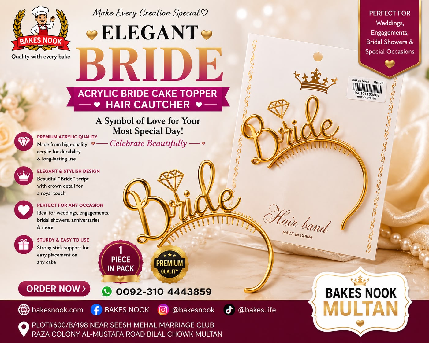 Bride Hair Band