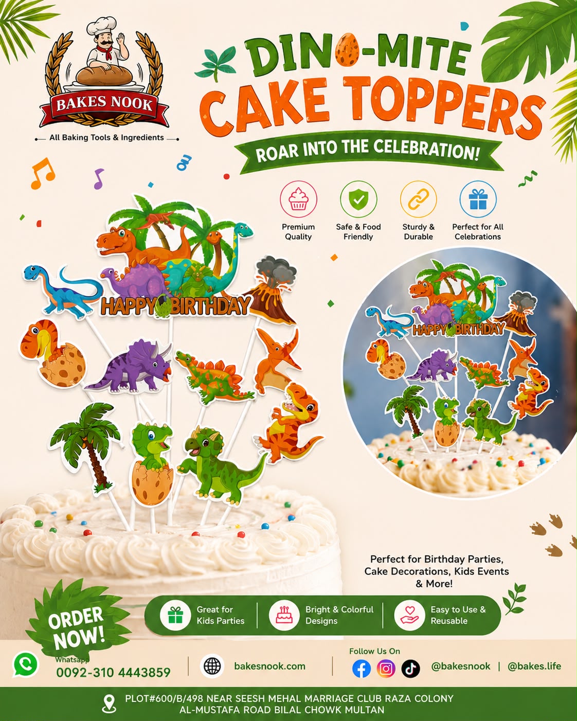 DINO MITE CARTOON THEME TOPER