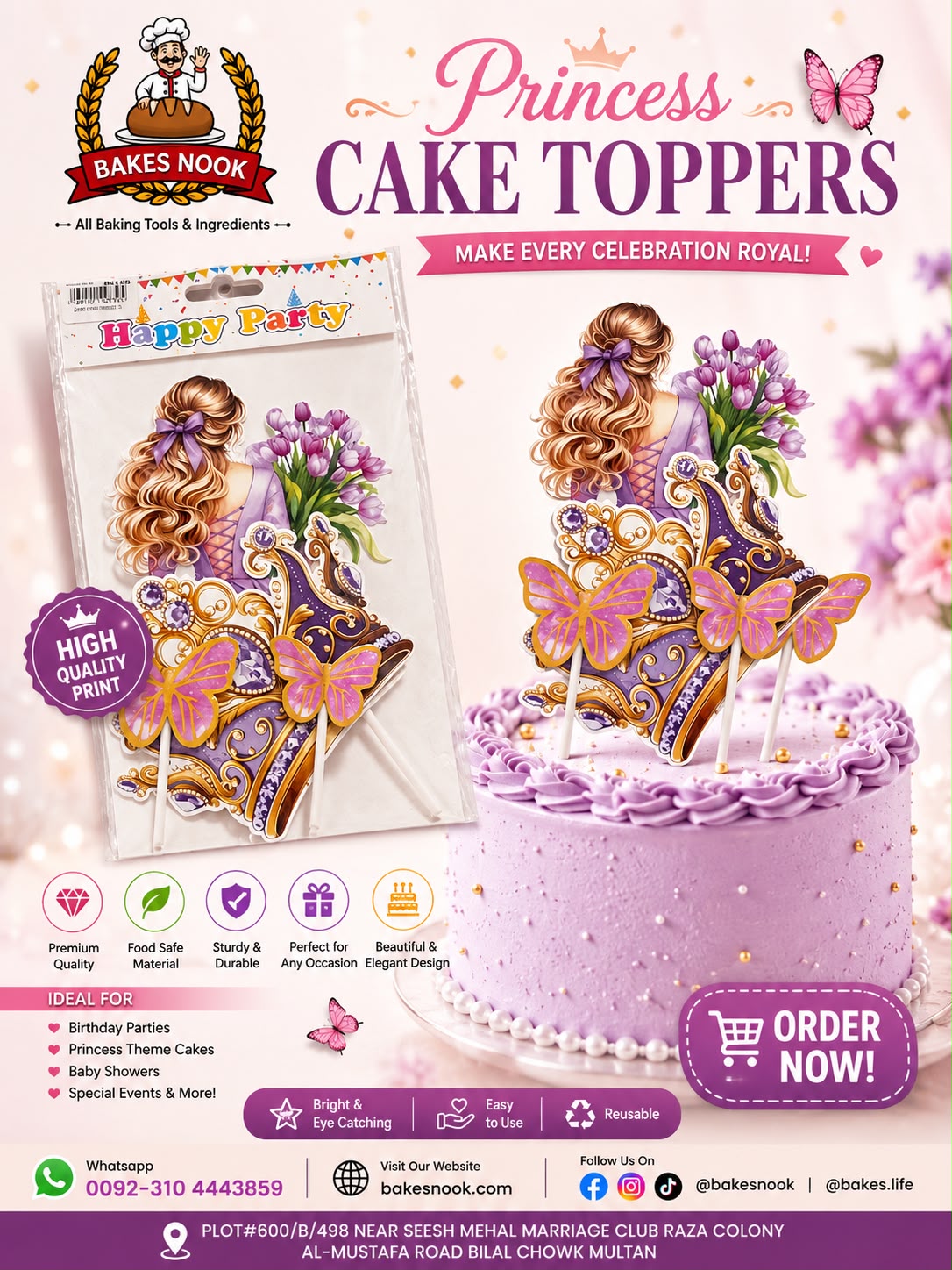 Princess Cake Toppers