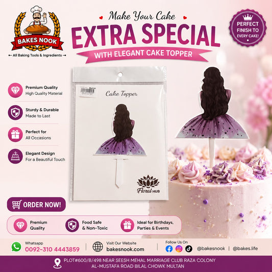 GIRL CAKE TOPER