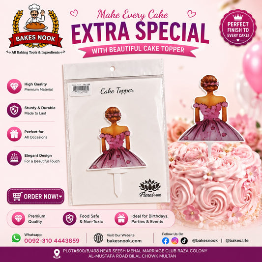 GIRL CAKE TOPER