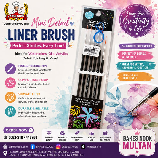 Mini Detail Liner Brush Set