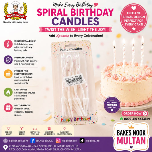Party Curly Candle