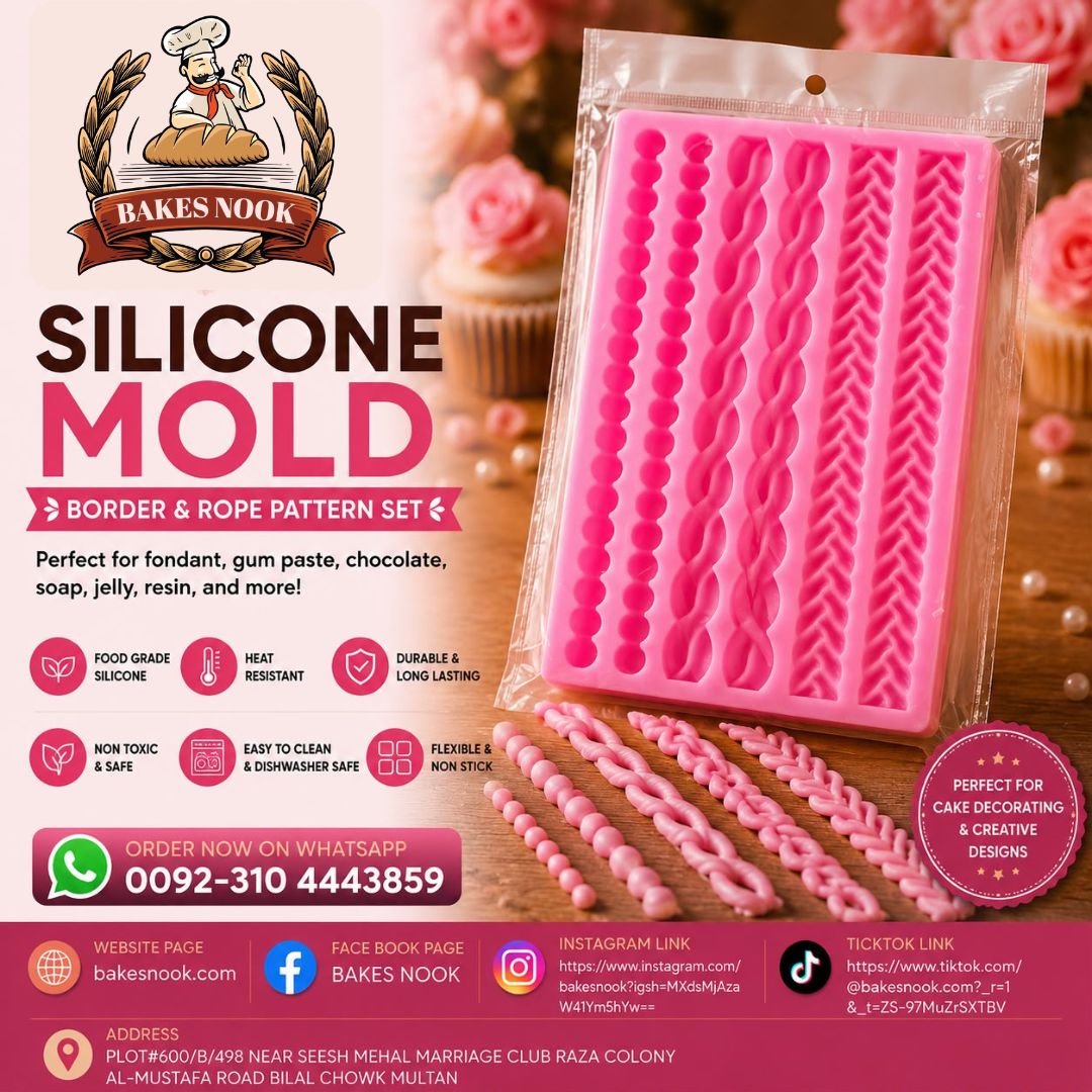 Lace and Rops Silicone Mould