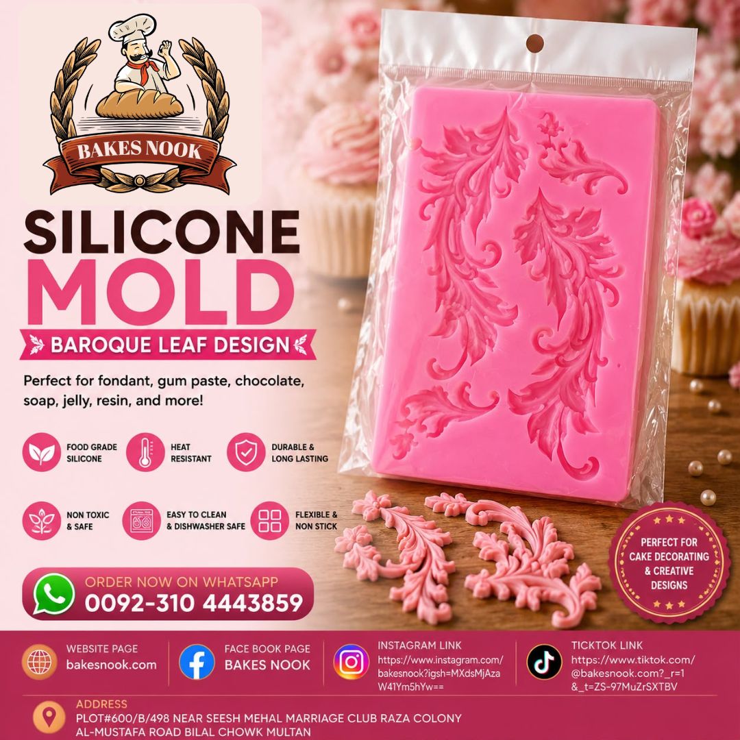 Silicone Mould Leaf Desgin