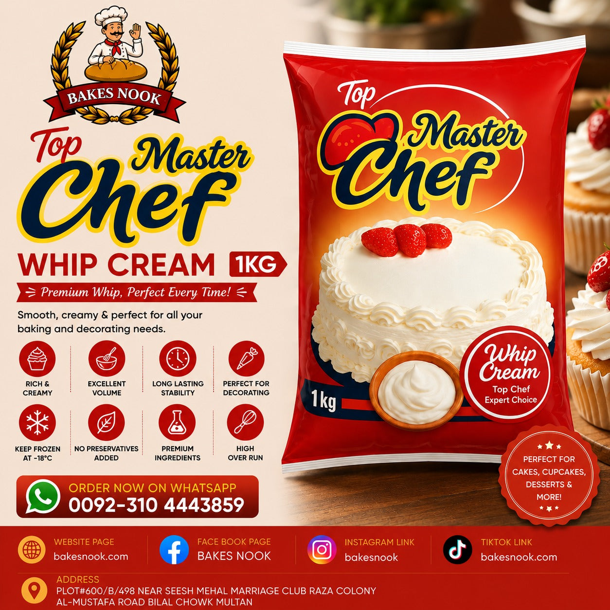 Master Chef Cream 1kg